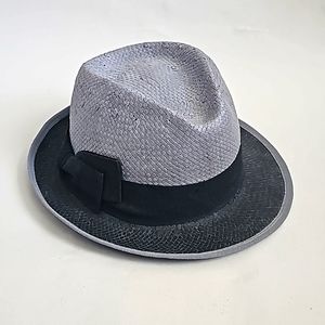 NWT Nordstrom Women's Fedora-style Hat in Grey and Black